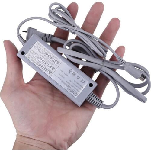 US Plug AC Power Adapter Supply Cord Cable For Nintendo Wii U Gamepad Controller