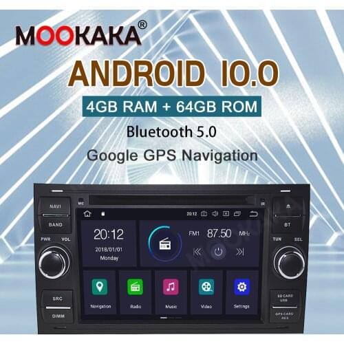 Android10.0 4GB+64GB Car DVD Multimedia Player Radio Head Unit For Ford Mendeo 2004-2010 GPS Map Navigation Stereo Radio Head