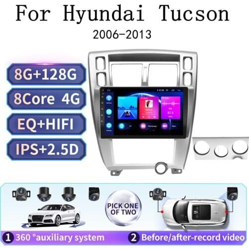 Android 9.0 car radio 10.1" car navigation gps 2 din radio video multimedia player stereo for Hyundai Tucson android 2006-2013