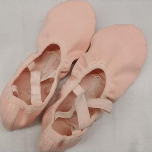 Stretch Women Brown Pink Scarpe Da Donna Ballerine Fille Sapatilha De Ballet Flat Tips for Kids Canvas Ballerina Shoes Girls