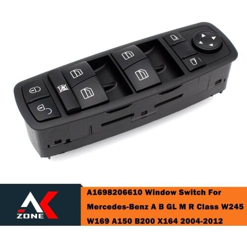 For Mercedes Benz A B GL M R Class W245 W169 A150 B200 X164 2004-2012 Electric Power Window Master Switch A1698206610