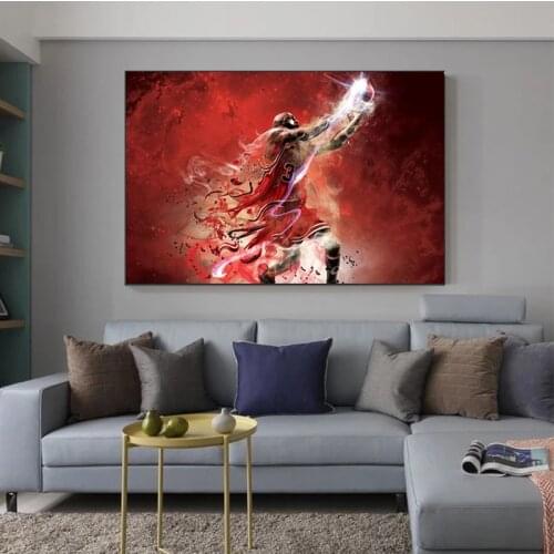 Abstract art painting printed on canvas wall in the living room, boys room modern poster art picture Cuadros