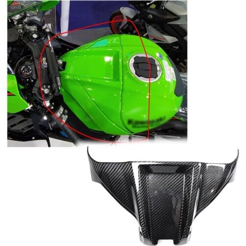 3K Carbon Fiber Motorcycle Cockpit Cover Upper Tank Airbox Cover for Kawasaki ZX-10R ZX 10R 2016-2020