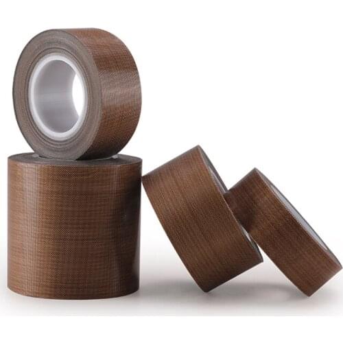 10M/Roll Sealing Tape Resistant High Temperature Adhesive Cloth Insulation 300 Degree Vacuum Sealing Machine Tape
