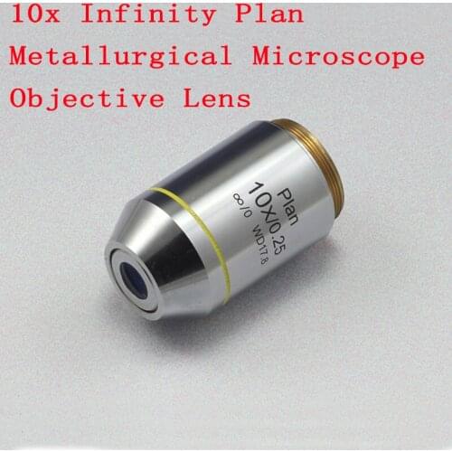 10x Infinity Plan Metallurgical Microscope Objective Lens Long Working Distance 1PC