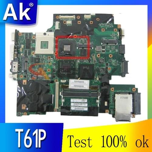 Akemy 42W7653 For lenovo thinkpad T61P laptop motherboard 44C3931 42W7877 15.4 965PM DDR2 geforce FX570M