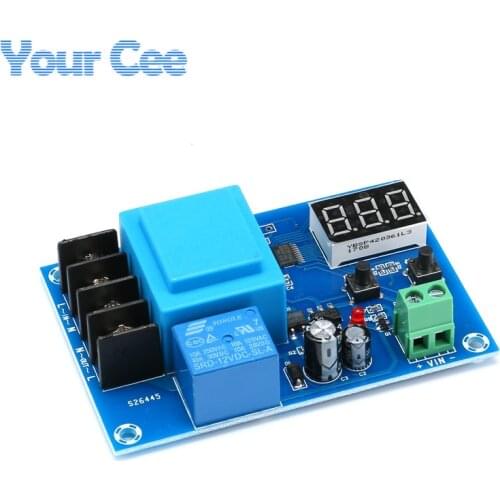 XH-M602 Digital Control Battery Charging Control Module AC 220V Lithium Storage Battery Charger Switch Protection Board