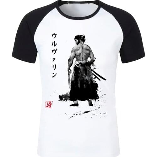 Mens T Shirt Samurai Logan Artsy Awesome Artwork Printed Tee