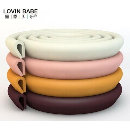 NEW 2M U Shape NBR Sponge Foam Rubber Baby Kids Anticollision Strip Desk Table Edge