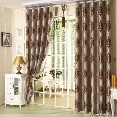 New European cation jacquard a shade cloth curtains