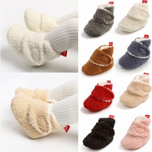 Baby Shoes Newborn Infant Baby Boys Girls Soft Prewalker Shoes Unisex Todder Kids Panda Casual Slip-On Cotton Flats Shoes