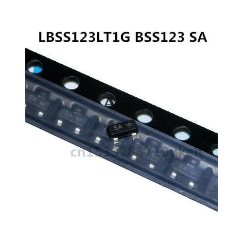 Original 100pcs/ LBSS123LT1G BSS123 SA SOT23