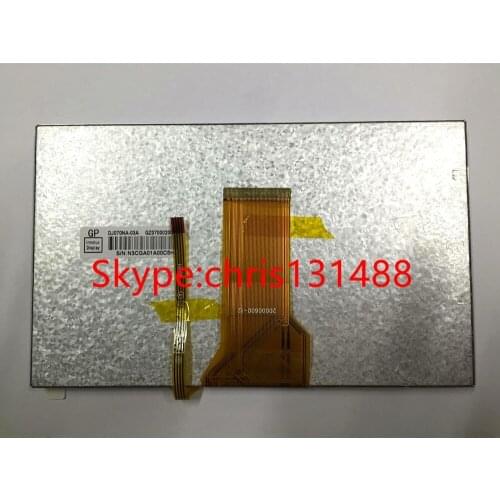 Original new CAR AUDIO DVD LCD dislay for VW RENAULT MERCEDES CD DVD NAVIGATION SYSTEM DJ070NA-03A DJ070NA with touch panel 2pcs