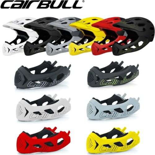 Cairbull Bicycle CB49 Full Face Helmet Bottom Part Chin Protection Rest Removable Integrally-molded MTB Down Hill Safely Caps