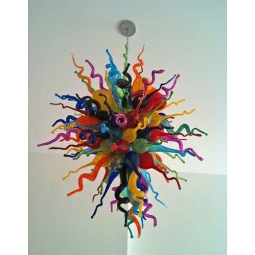 110V 120V 220V 240V Dale Chihuly Styled Borosilicate Glass Mouth Blown Glass Modern Chandeliers
