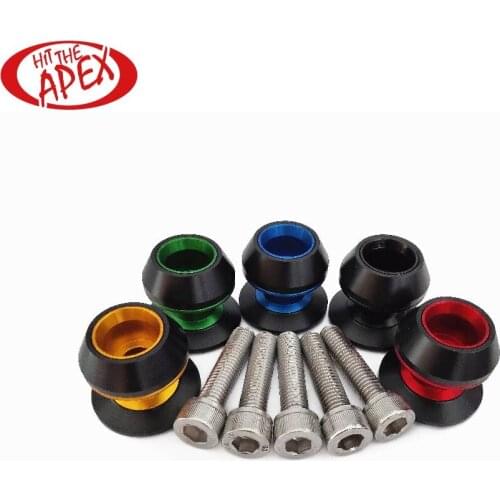 CNC Motorcycle Stand Screws universal for S1000RR ninja400 z1000 z900 z750 R1 R25 R3 R6 mt09 mt10 Swingarm Spools Sliders 10mm