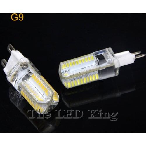 1 X G9 G4 E14 E11 E17 LED Crystal Lamp AC 110V 220V 7W 9W 3014 SMD 48 64 LEDs Spotlight bulb for Chandelier light Dimming