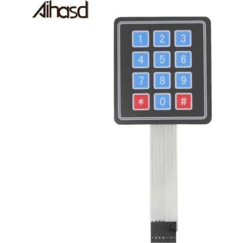 3*4 Matrix Keyboard SCM Extended Membrane Switch Keypad Control Panel