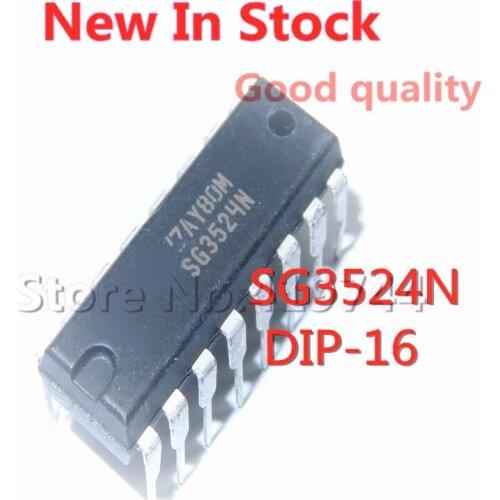 5PCS/LOT SG3524 SG3524N DIP-16 dual-channel adjustable PWM control chip In Stock New Original
