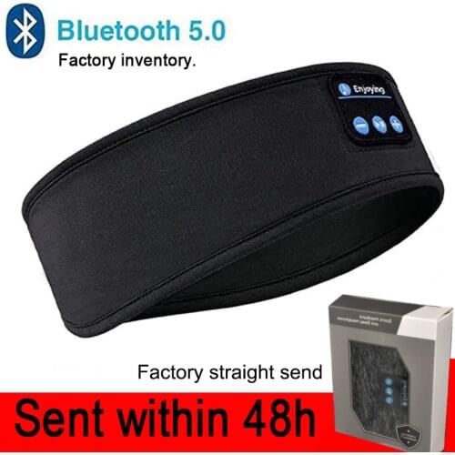 Wireless Bluetooth Music Headband Running Sport Elastic Sweatband Headbands Sleeping Headwear Headphone Speaker Headset