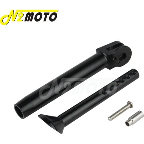 Black Motorcycle CNC Aluminum Adjustable Kickstand Side Stand Kit For Honda CBR600RR 2003-2014 CBR1000 2004-2007 Foot Side Stand
