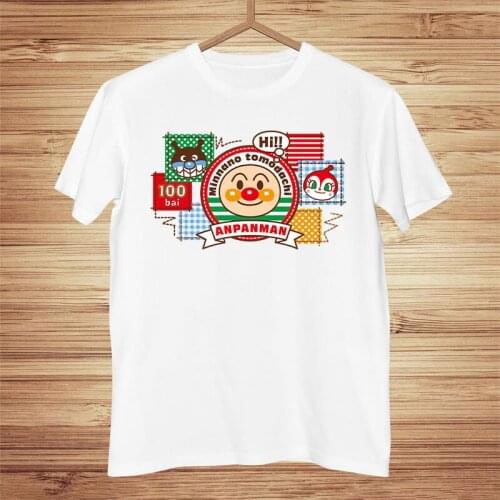 Anpanman Jam’s Uncle Batakosan Shokupanman Animation TShirt for Men Classic Soft Casual Tee T Shirt Novelty Trendy Fluffy