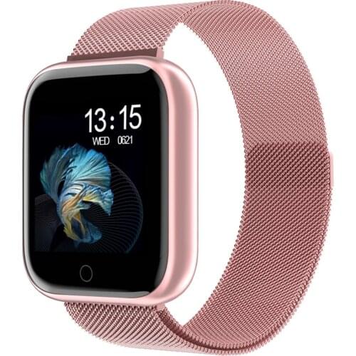 T80 Smart Watch Women Men Sports Fashion Ip67 Waterproof Activity Fitness Tracker Heart Rate Brim Smartwatch Vs P68 P70 Bracelet