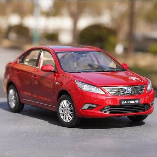 Original factory Authentic 1:18 Changan EADO 2012 Version red Diecast Toy car model for gift, collection