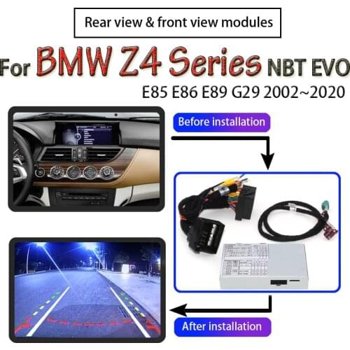 For BMW Z4 E85 E86 E89 G29 2006~2020 CIC NBT EVO System Interface Adapter Original Car Screen Upgrade Rear View Camera Decoder
