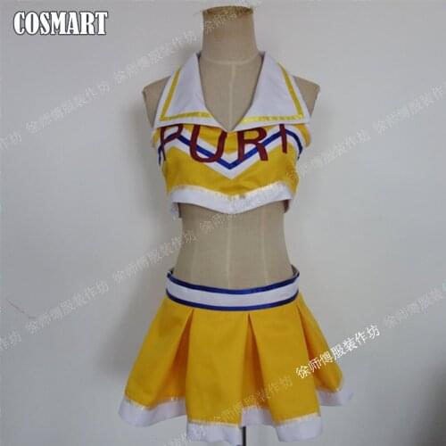 [Customized] Anime Fate/kaleid Liner Illyasviel Von Einzbern Cosplay Costume Kanu Unchou Cheerleaders Uniform Dress Halloween