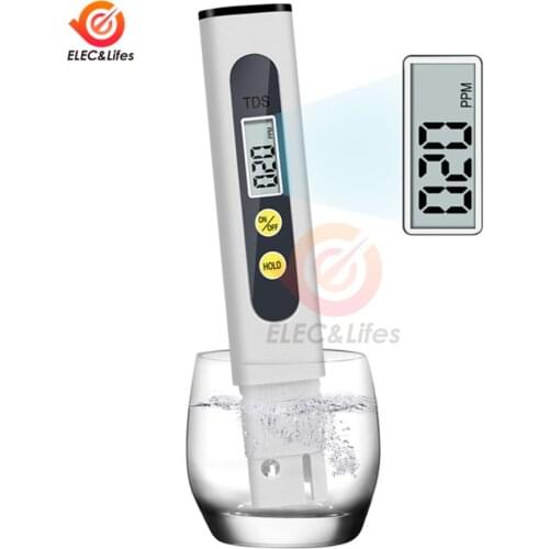 Handheld Digital TDS Meter Tester Water Test Pen Water Quality Analysis Meter Water Purity Check 0-9999 ppm Detection