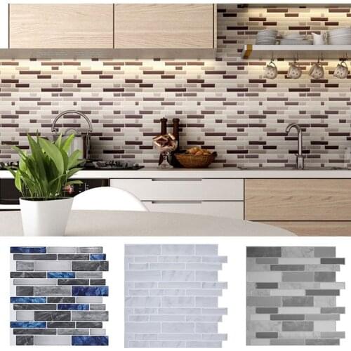 Self-adhesive 3D Wall Stickers Decorative For DIY Bedroom Living Room TV Background Wall Paper Waterproof Home Decor