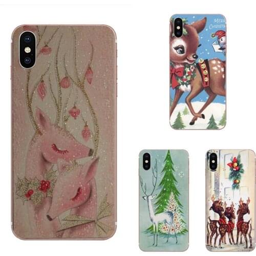 Reindeer Deer Vintage Christmas TPU Best Cases For LG G7 ThinQ G5 G6 K50 Q60 K40 K8 Q7 2018 2017 V40 V30 V20 V10