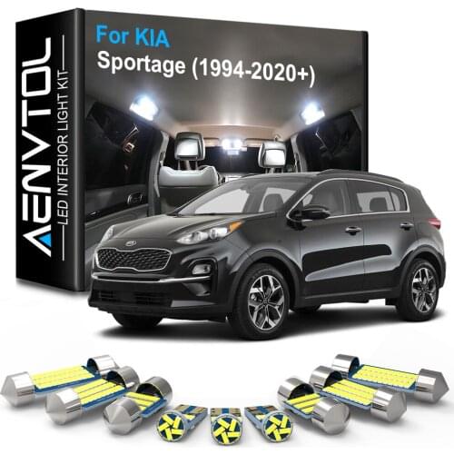 AENVTOL Canbus Interior Lighting LED For KIA KR Sportage QL SL JE KM NB 1994-2011 2012 2013 2014 2015 2016 2017 2018 2019 2020