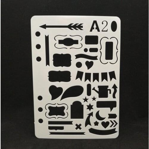 Flag Layering Stencil Drawing Color Spraying Stencil for Diy scrapbook/photo album coloring,painting stencil,home decor