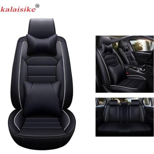 Kalaisike universal leather car seat covers for Mazda all model CX-5 CX-3 CX-7 mazda 6 3 626 323 M2 auto styling car accessories