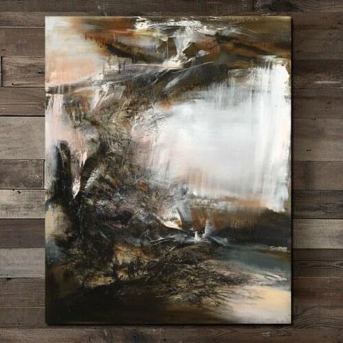 Zao Wou Ki Abstract Art Canvas Painting Print Living Room Home Decoration Artwork Modern Wall Art Oil Painting Posters Pictures