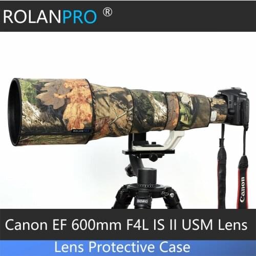 ROLANPRO Lens Protective Sleeve For Canon EF 600mm F/4 L IS II USM Lens Protective Case For Canon camera lens hood cap