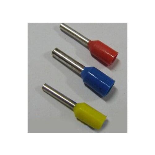 1000Pcs WIre Connectors 2.5 Black E2508 Tube Pre-Insulating Joints w TG-J Head