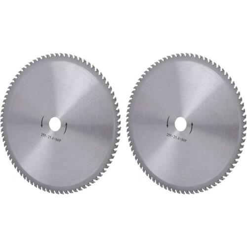 2pcs Circular Brush Cutter Blade 10 Inch 80 Teeth Weeds Eater Blade Mowing Machine Accessory Garden Tools Parts