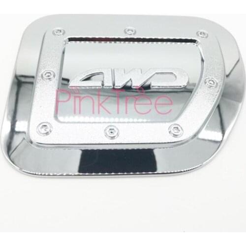 For Toyota Land Cruiser Prado LC150 150 2010-2019 Chrome Fuel Tank Cover SUV Styling Accessories