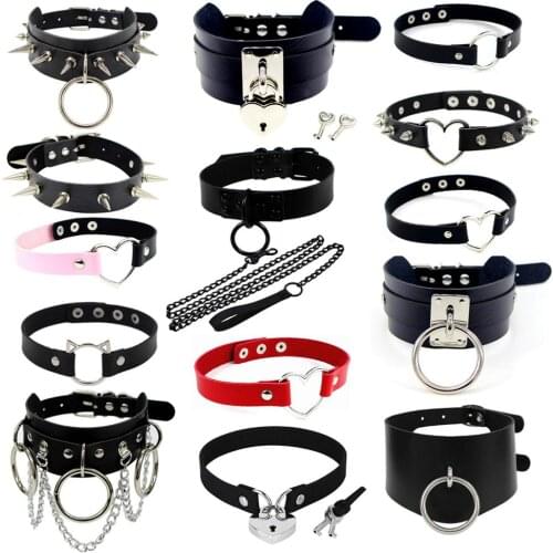 DreamLee Women's Leather Chokers