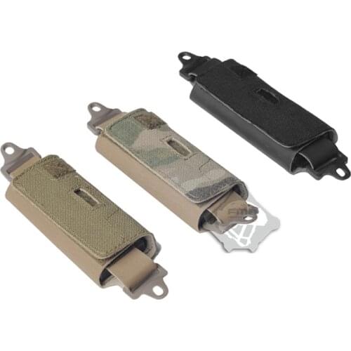 FMA new Ops Core Tactical Helmet Rail Counter Weight Balance Pouch BK/MC/DE