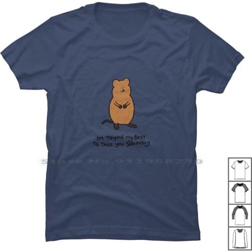 Grumpy Quokka T Shirt 100% Cotton Grumpy Rum Ok Fashion Trendy T Shirt