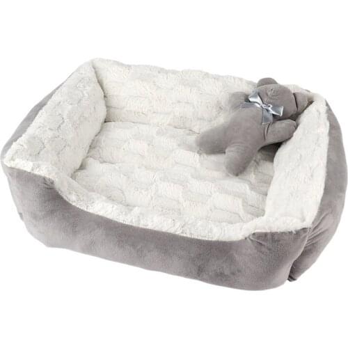 Dog Quality Bed Comfortable Winter Warm Kennle For Small Medium Dog Puppy Cat Sleeping Bed Soft Material Pet Products