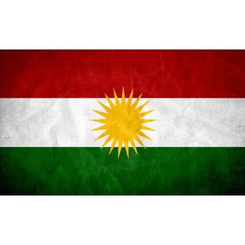 KAFNIK,Custom Kurdistan do the old Flag Retro National Flag 14*21cm/30*45cm/60*90cm(2*3ft)/90*150cm for home Decorative