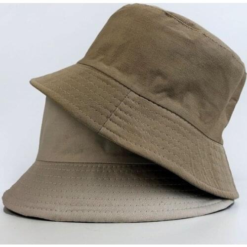 2020 New Unisex Sun Hats Women Summer Bucket Hat Men Pure Color Outdoor Fisherman Hat Panama Fedoras Visor Basin Cap