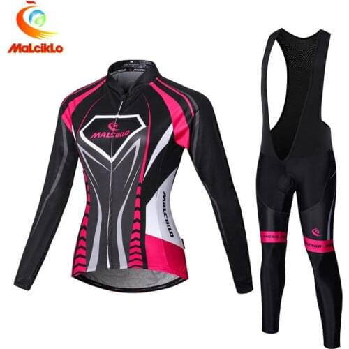 2021 Cycling Jersey Set Long Sleeve Mountain Bike Clothing Roupas Femininas Wear Racing Ropa Deportiva Mujer Maillot Ciclismo