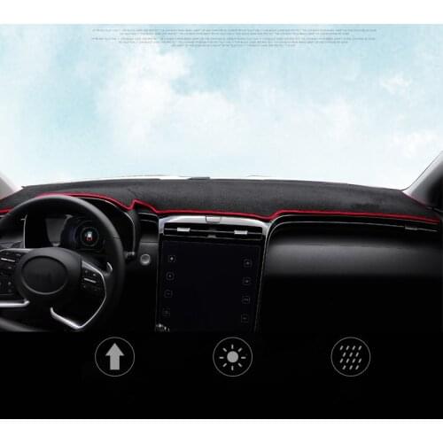 For Hyundai Tucson 2021 2022 2023 Car Dashboard Cover Mat Sun Shade Pad Instrument Panel Carpets Protector Accessories