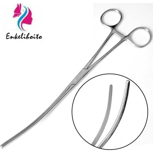 Stainless steel sausage pliers pet ear ear tool 24cm straight elbow dog shear ear pliers